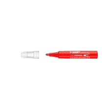 ICO textilmarker, piros filctoll, marker