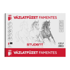 ICO Vázlatfüzet B4, 160g. famentes Student füzet