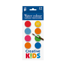 ICO Vízfesték ICO Creative Kids 28 mm 12 darabos kréta, festék és papír