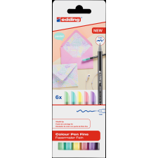 Ico Zrt Edding 1200/6 S rostirón pasztell 6 klf.szín filctoll, marker