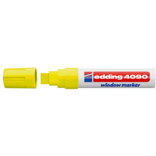 Ico Zrt EDDING 4090 Folyékony Krétamarker NEON Sárga filctoll, marker
