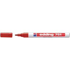 Ico Zrt Edding 751 Lakkmarker Piros filctoll, marker