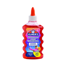 Ico Zrt ELMERS Glitteres ragasztó Piros (177ml) 2109489 ragasztó