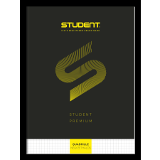 Ico Zrt ICO Student Prémium (fekete) füzet A/4, 32lap, kockás. füzet