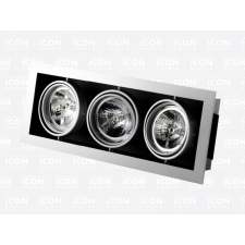 Icon Electric PAMIR-3 álmennyezeti spotlámpa ezüst (trafó nélkül) villanyszerelés