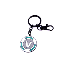 Icon int trade V coin kulcstartó kulcstartó
