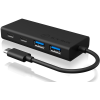 ICY BOX 5Port  2xUSB3.0 2xUSB-C 1xUSB SuperSpeed Passzív Fekete Tápellátás 60W (IB-HUB1426-CPD)
