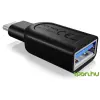 ICY BOX USB 3.0 Type C USB 3.0 Átalakító Fekete 5cm IB-CB003