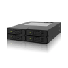 Icy Dock ToughArmor MB994SP-4SB-1 4x2.5" - 5.25" HDD beépítő keret (MB994SP-4SB-1)