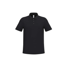 iDeal Basic IB295 férfi galléros pamut piké póló, Ideal Black-5XL munkaruha