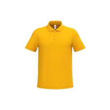 iDeal Basic IB295 férfi galléros pamut piké póló, Ideal Gold-XL munkaruha