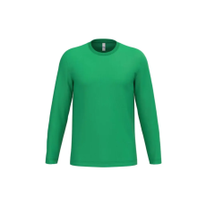 iDeal Basic IB313 Unisex Ideal 150 hosszú ujjú pamut póló, Ideal Kelly Green-XL