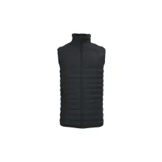 iDeal Basic IB6172 bélelt, steppelt férfi mellény, Black-4XL