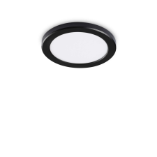 IDEAL LUX Aura fekete-fehér LED mennyezeti lámpa (IDE-306360) LED 1 égős IP20 világítás