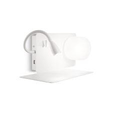 IDEAL LUX Book fehér LED falikar (IDE-174792) G9+LED 2 izzós IP20 világítás