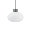 IDEAL LUX Clio antracit-fehér kültéri függesztett lámpa (IDE-136073) E27 1 izzós IP44