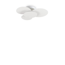 IDEAL LUX Cloud fehér-króm LED mennyezeti lámpa/fali lámpa (IDE-263519) LED 1 égős IP20 világítás