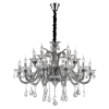 IDEAL LUX COLOSSAL SP15 GRIGIO króm kristály csillár (IDE-081526) E14  15 izzós IP20