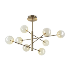 IDEAL LUX Equinoxe króm-átlátszó csillár (IDE-345420) G4 8 izzós IP20 világítás