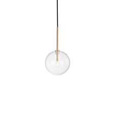 IDEAL LUX Equinoxe sárgaréz-átlátszó csillár (IDE-277370) G4 1 izzós IP20 világítás