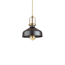 IDEAL LUX Eris fekete-sárgaréz függesztett lámpa (IDE-249063) E27 1 izzós IP20 világítás