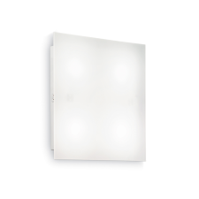 IDEAL LUX FLAT PL4 D40 fehér fali lámpa (IDE-134901) GX53 4 izzós IP20 világítás