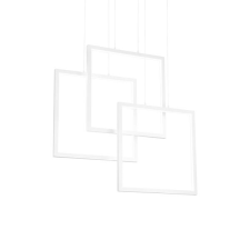 IDEAL LUX Frame fehér LED függesztett lámpa (IDE-253596) LED 1 izzós IP23 világítás