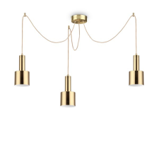 IDEAL LUX Holly sárgaréz függesztett lámpa (IDE-231600) E27 3 izzós IP20 világítás