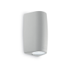 IDEAL LUX KEOPE AP2 SMALL GRIGIO szürke kültéri fali lámpa (IDE-147796) GU10 2 izzós IP55