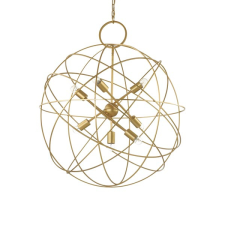 IDEAL LUX Konse arany függesztett lámpa (IDE-156033) E27 7 izzós IP20 világítás