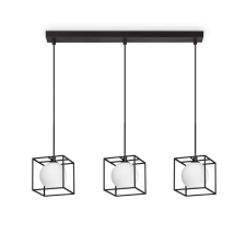 IDEAL LUX Lingotto fekete-fehér függesztett lámpa (IDE-327846) G9 3 izzós IP20 világítás