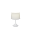 IDEAL LUX LONDON TL1 SMALL BIANCO fehér asztali lámpa (IDE-110530) E27 1 izzós IP20