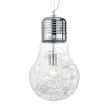 IDEAL LUX LUCE MAX SP1 BIG króm függesztett lámpa (IDE-033662) E27  1 izzós IP20