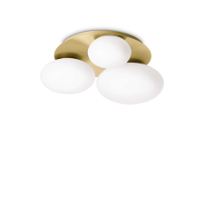 IDEAL LUX Ninfea sárgaréz-fehér mennyezeti lámpa (IDE-293660) GX53 3 izzós IP20 világítás