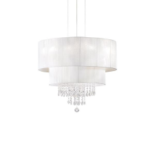IDEAL LUX Opera fehér kristály függesztett lámpa (IDE-182179) E27 4 izzós IP20 világítás
