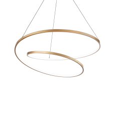 IDEAL LUX Oz sárgaréz LED függesztett lámpa (IDE-269467) LED 1 izzós IP20 világítás