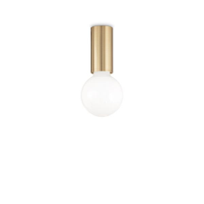 IDEAL LUX Petit fehér-sárgaréz mennyezeti lámpa (IDE-233031) E27 1 égős IP20 világítás