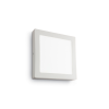 IDEAL LUX UNIVERSAL AP1 18W SQUARE BIANCO fehér LED fali lámpa (IDE-138640) LED 1 izzós IP20