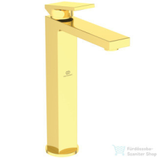 Ideal Standard EXTRA magasított mosdó csaptelep automata leeresztővel,Brushed gold BD506A2 csaptelep