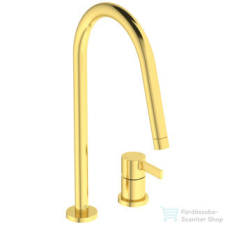 Ideal Standard GUSTO 2 üléses mosogató csaptelep,Brushed gold BD422A2 csaptelep