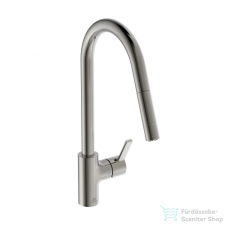 Ideal Standard GUSTO kihúzható fejes,2 funkciós mosogató csaptelep,Silver storm BD416GN csaptelep