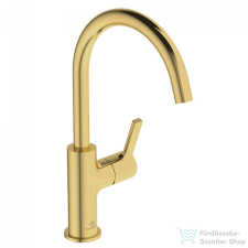 Ideal Standard JOY magasított mosdó csaptelep leeresztő nélkül,Brushed gold BC778A2 csaptelep