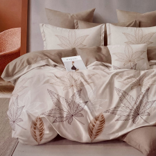 idealisotthon 3 részes krepp ágynemű garnitúra - levélnyomat lakástextília