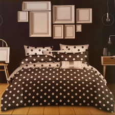 idealisotthon Dotted 4 részes kétoldalas ágyneműhuzat - grafitszürke lakástextília