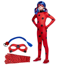  IdeallStore® gyerek jelmez, Miraculous Ladybug, jumpsuit típusú, 7-9 éves, tartozékokkal jelmez