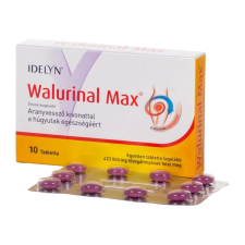  IDELYN WALURINAL MAX ARANYVESSZŐVEL TABLETTA 10 DB vitamin és táplálékkiegészítő