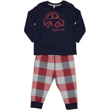 Idexe autómintás pizsama kockás nadrággal - 86 gyerek hálóing, pizsama