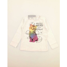  IDEXE cica mintás fehér felső gyerek póló