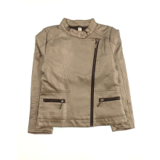 Idexe ezüst színű bőrdzseki - 128 gyerek kabát, dzseki