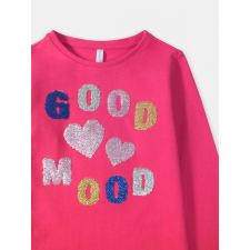  IDEXE flitteres pink felső - 104 gyerek póló